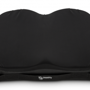 Top view Image of the Axiom G Wheelchair Cushion - Lightweight, inflatable air cushion designed for pressure redistribution and comfort, featuring a breathable cover for temperature regulation.