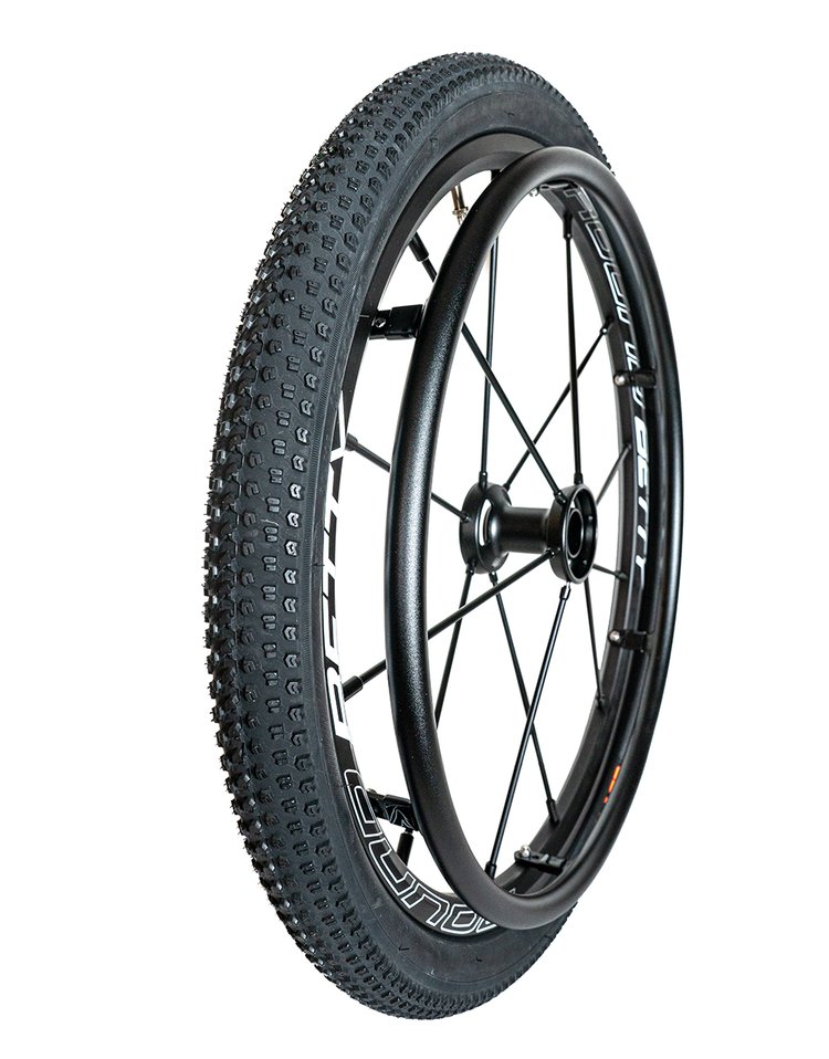 CST Dino Jet Wheelchair Wheel - High-Performance All-Terrain Wheels for Off-Road Adventures.