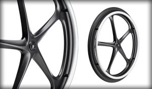 Images of the Maxx Mag Spoke Wheelchair Wheel - Lightweight, high-performance wheelchair wheel featuring a unique spoke design for improved strength, durability, and aesthetics.