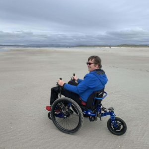 Image of the eKit PowerAssist - Portable electric wheelchair motor for increased mobility and independence.